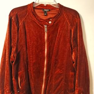 Velvet Cropped Jacket